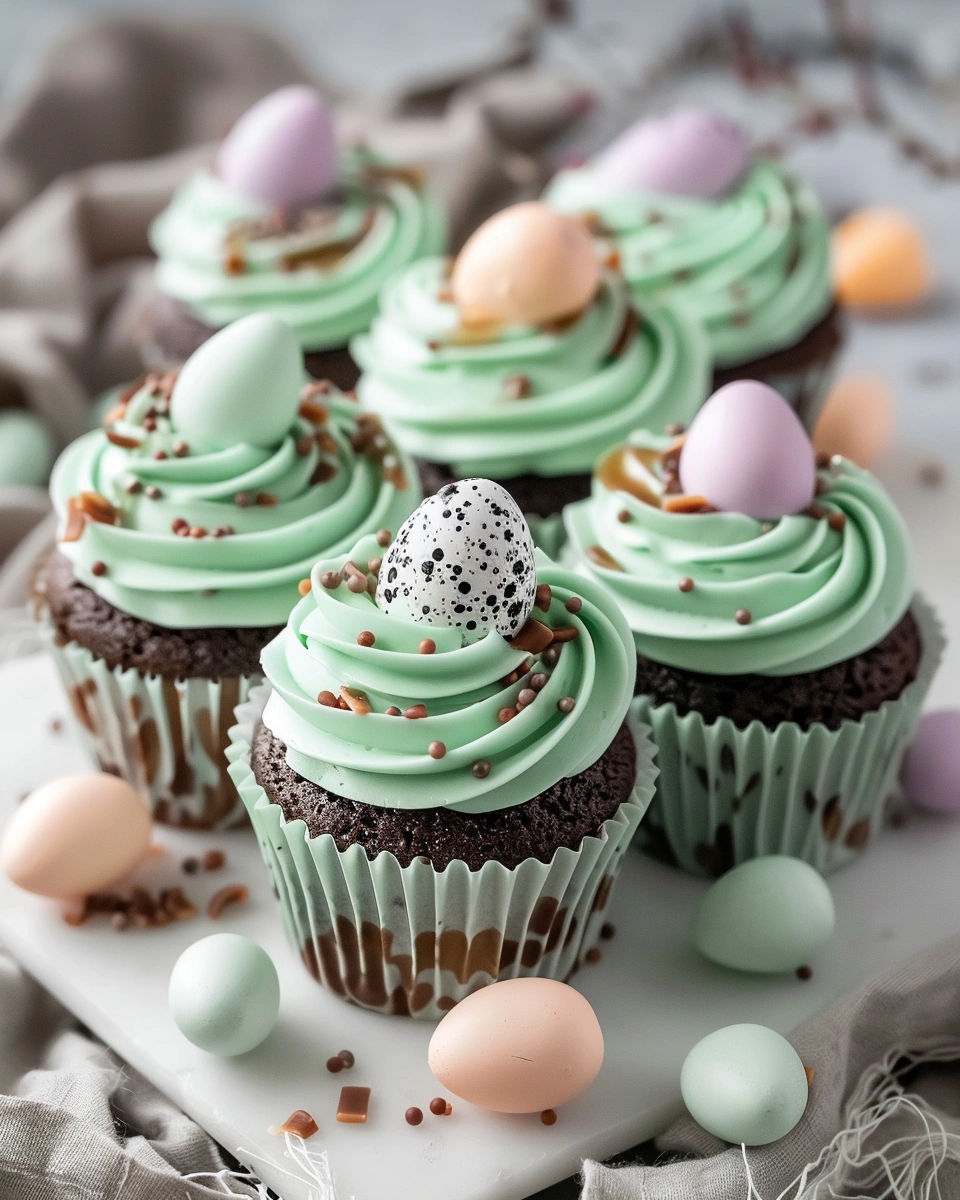 Speckled Egg Spring Cupcakes