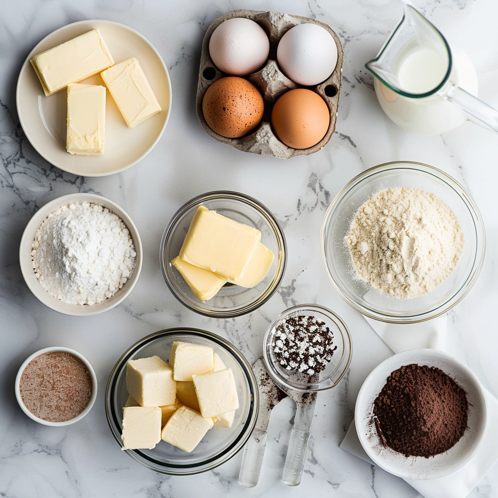 Speckled Egg Spring Cupcakes Ingredients