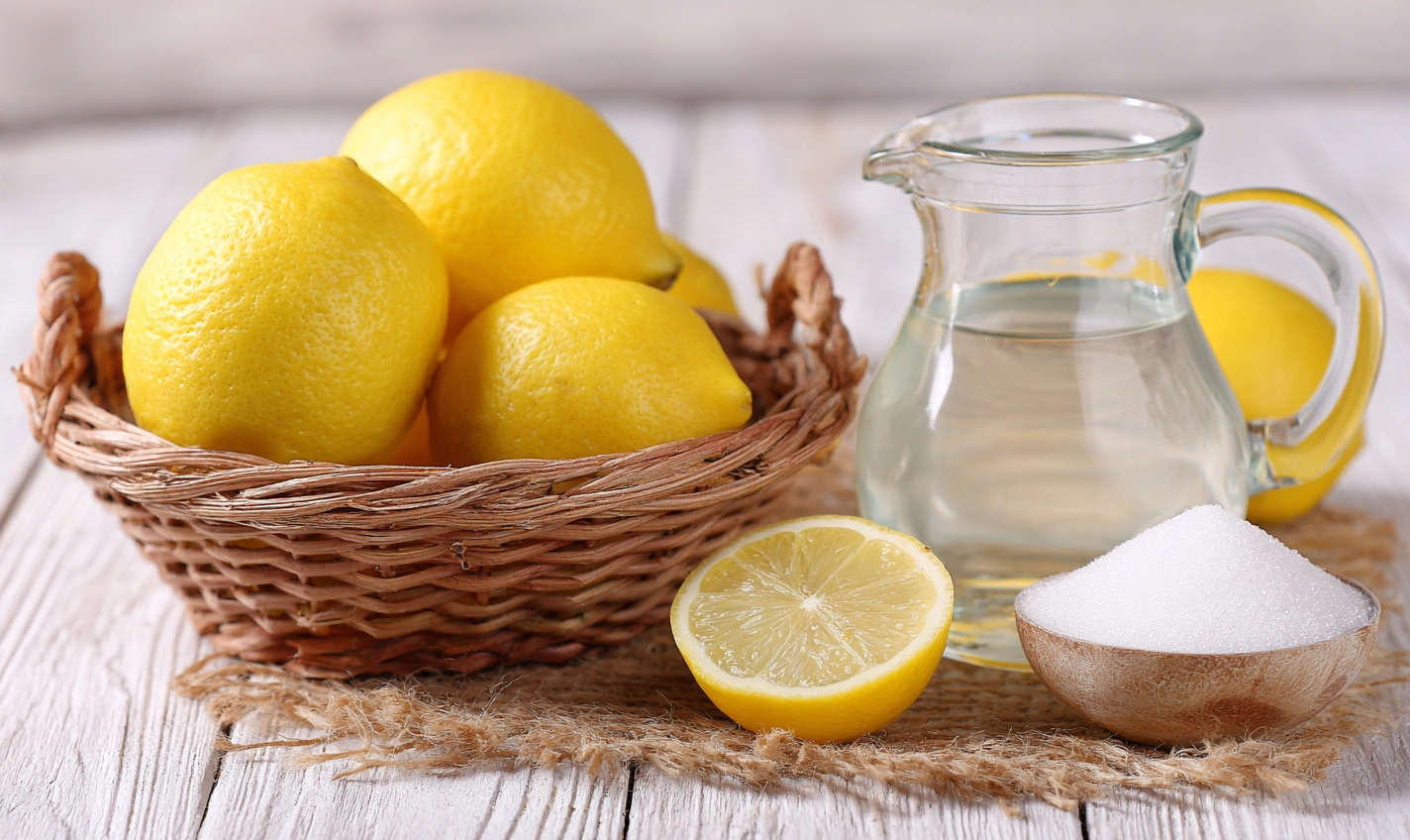 Homemade Lemonade Recipe Ingredients