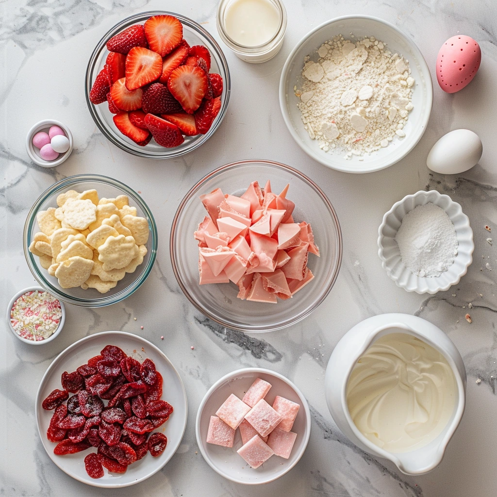Strawberry Shortcake Spring Egg Bombs Ingredients