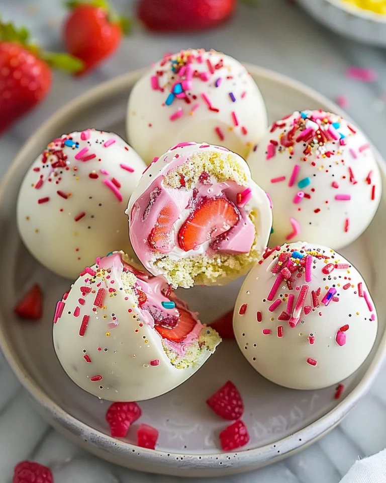 Strawberry Shortcake Spring Egg Bombs