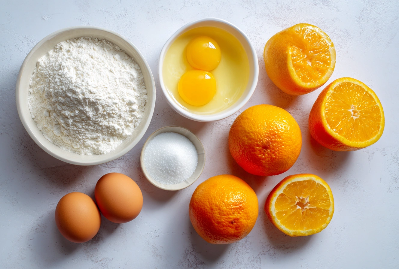 Moist Orange Cake Recipe With Whole Oranges Ingredients