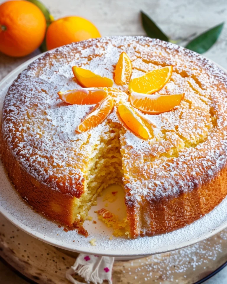 Moist Orange Cake Recipe With Whole Oranges