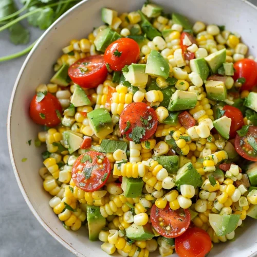 Corn Tomato Avocado Salad