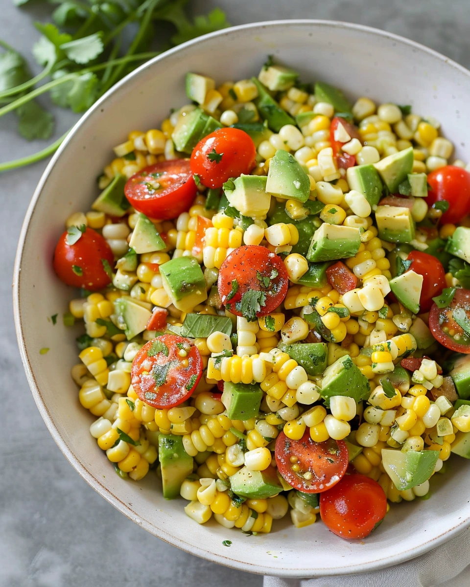 Corn Tomato Avocado Salad