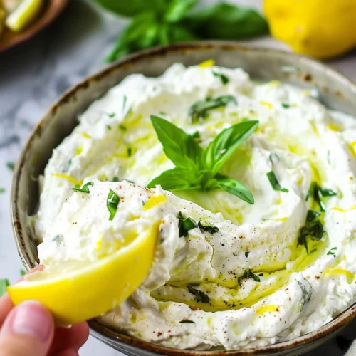 Whipped Ricotta Dip With Lemon and Fresh Herbs