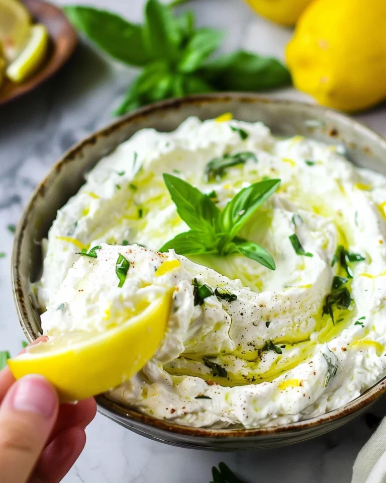 Whipped Ricotta Dip With Lemon and Fresh Herbs