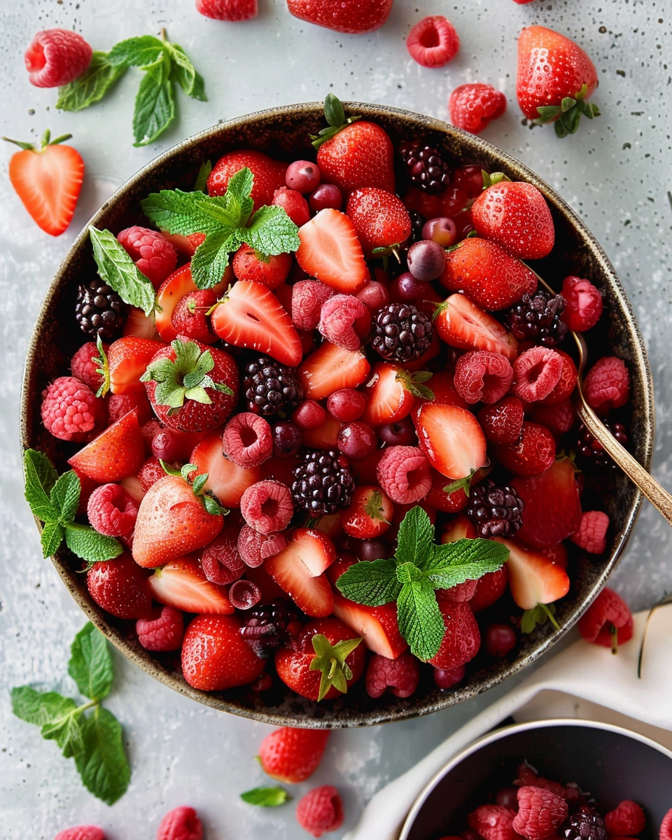 Red Fruit Salad