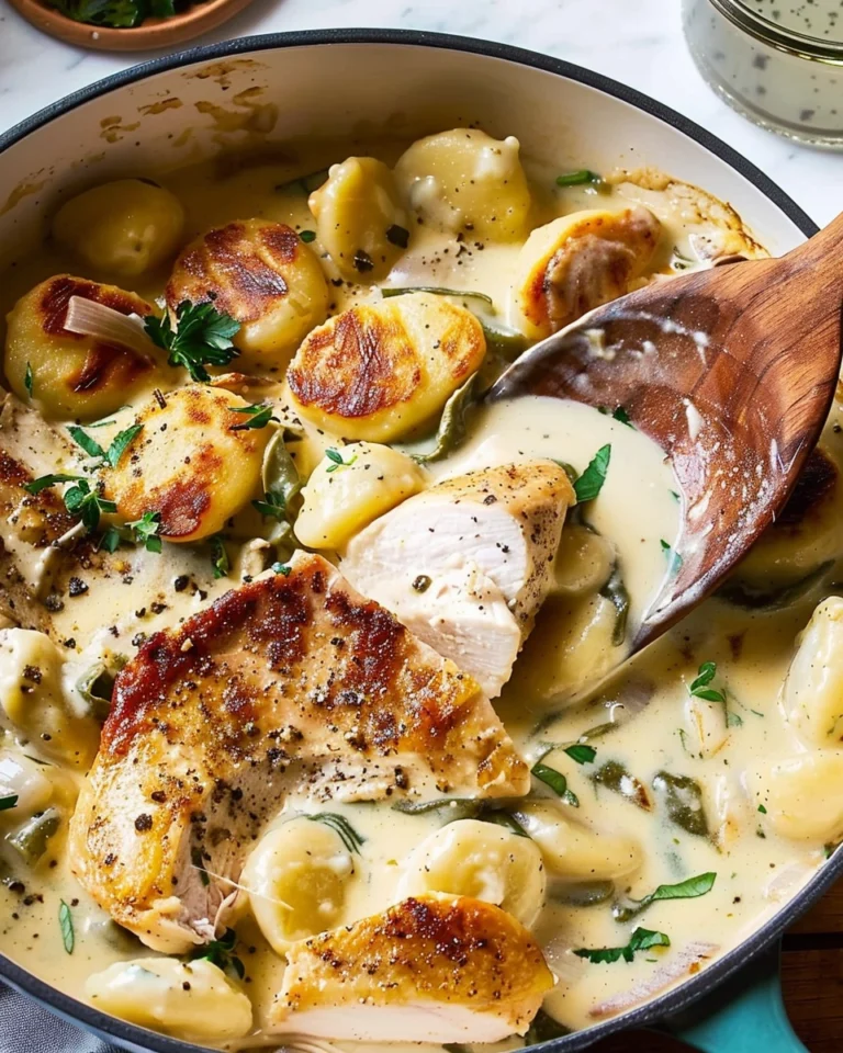One-Pan Creamy Chicken & Gnocchi