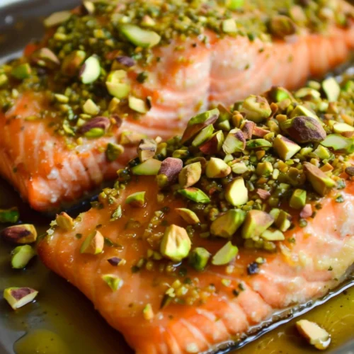 Maple Pistachio Salmon