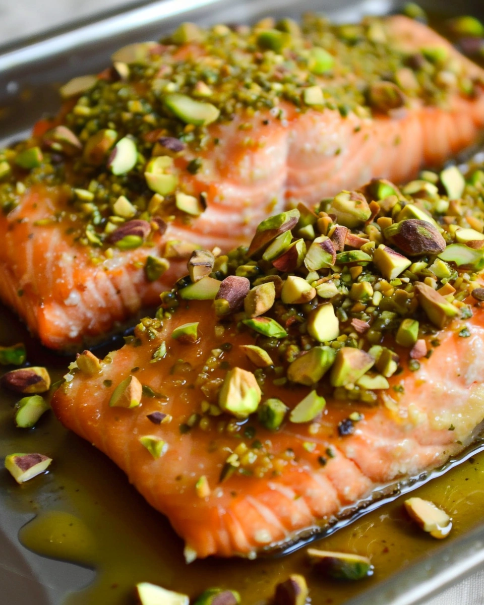 Maple Pistachio Salmon