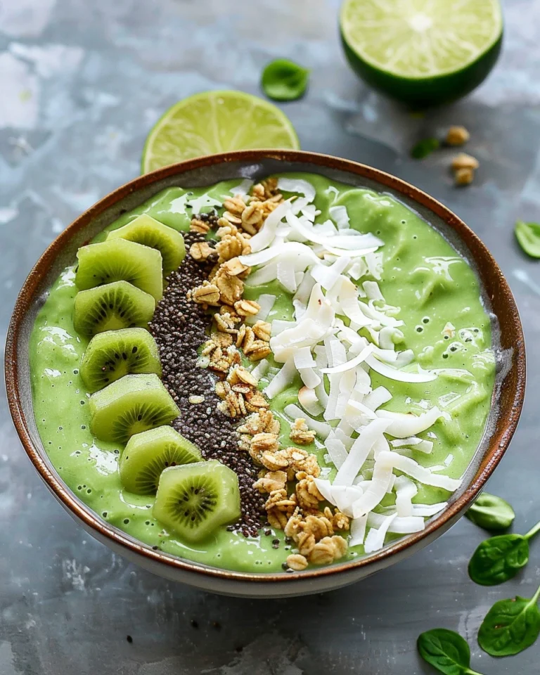 The Ultimate Lime Coconut Smoothie Bowl