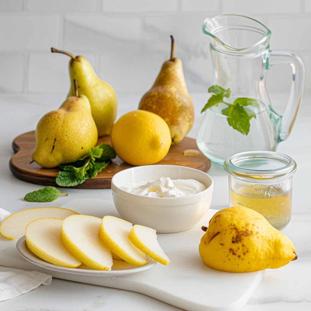 Creamy Pear Lemonade