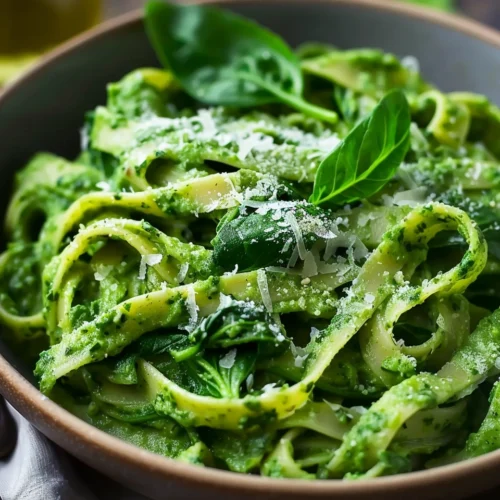Spinach Fettuccine