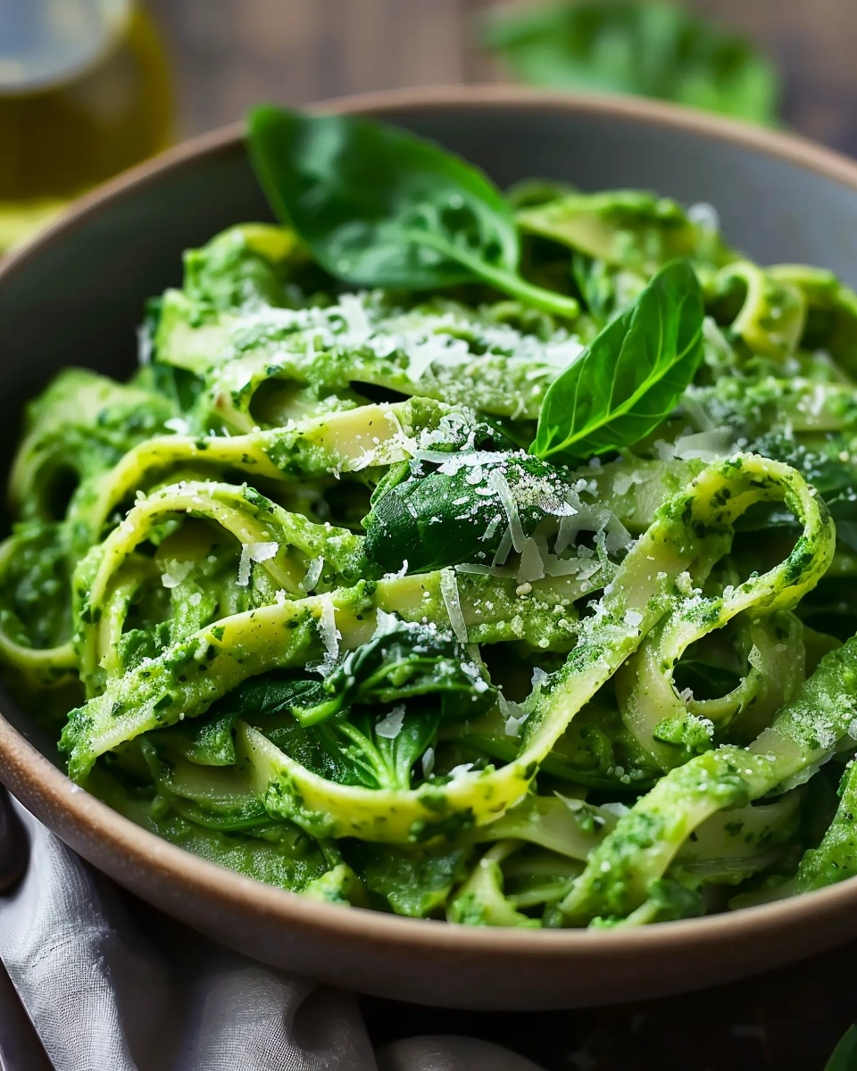 Spinach Fettuccine