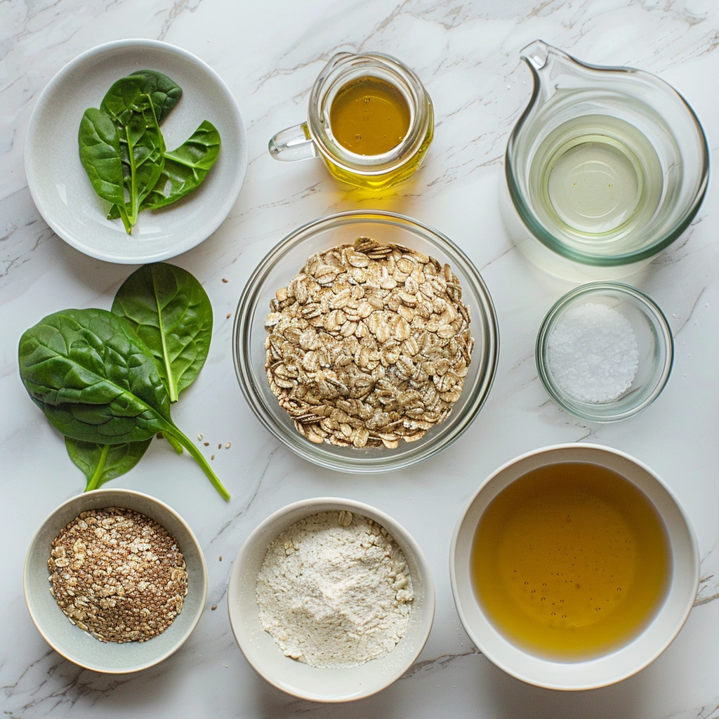 Oat & Spinach Bread Rolls Recipe