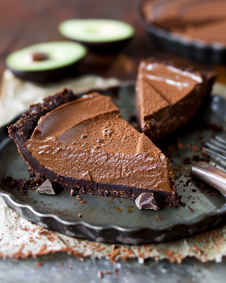 Chocolate Avocado Pie