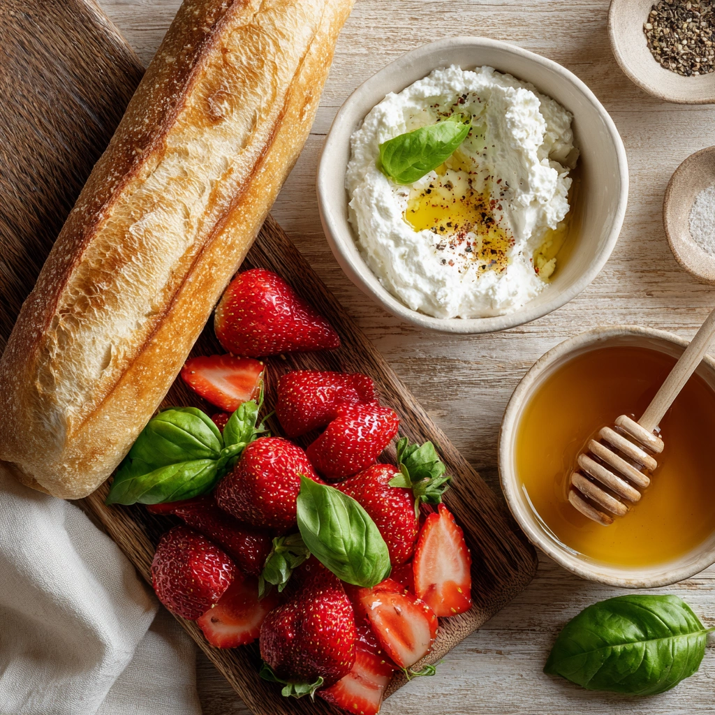 Strawberry Bruschetta
