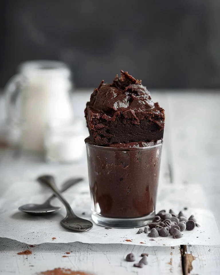 Edible Brownie Dough (with chickpeas!)