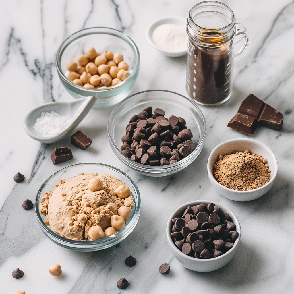 Edible Brownie Dough (with chickpeas!)