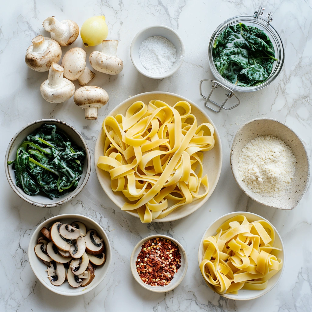Spinach Fettuccine