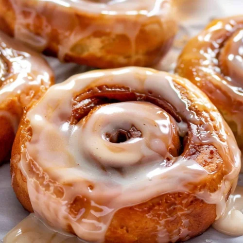 Glazed Homemade Honey Buns