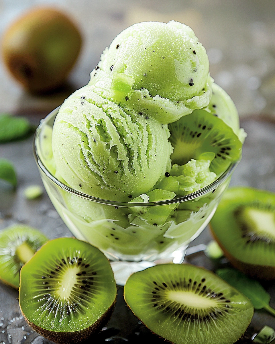 Kiwi Sorbet