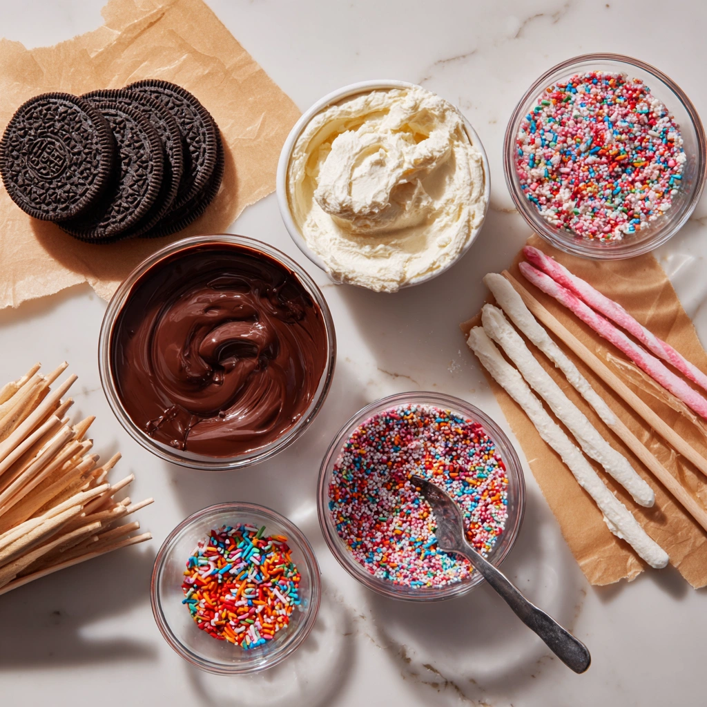 No-Bake Oreo Pops