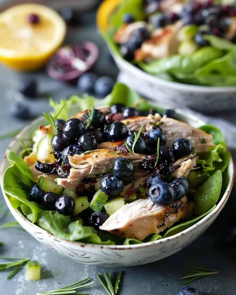 Blueberry Chicken Salad with Rosemary