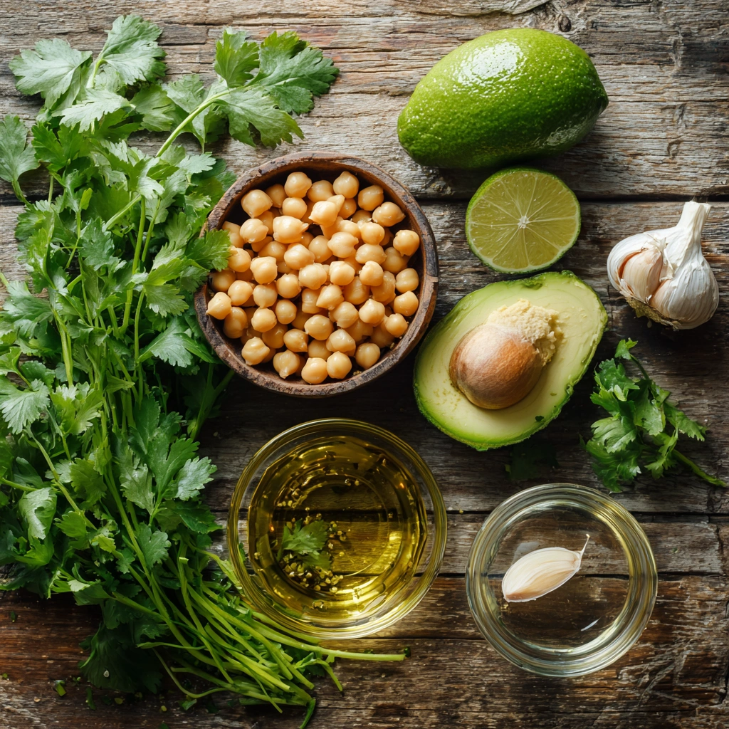 Avocado Cilantro Lime Hummus