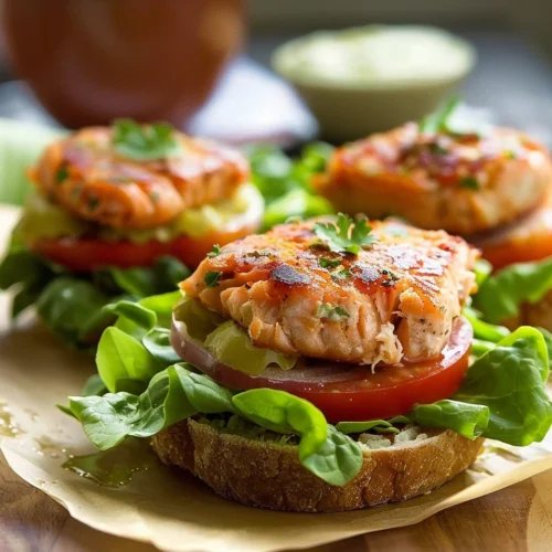 Baked Salmon Burgers