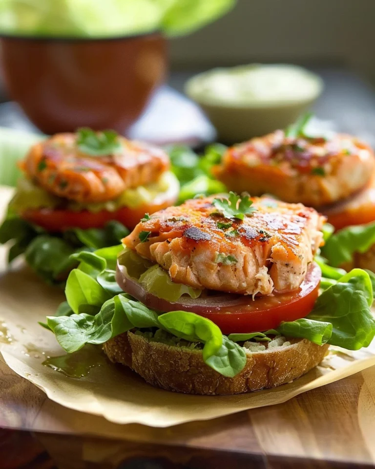 Baked Salmon Burgers