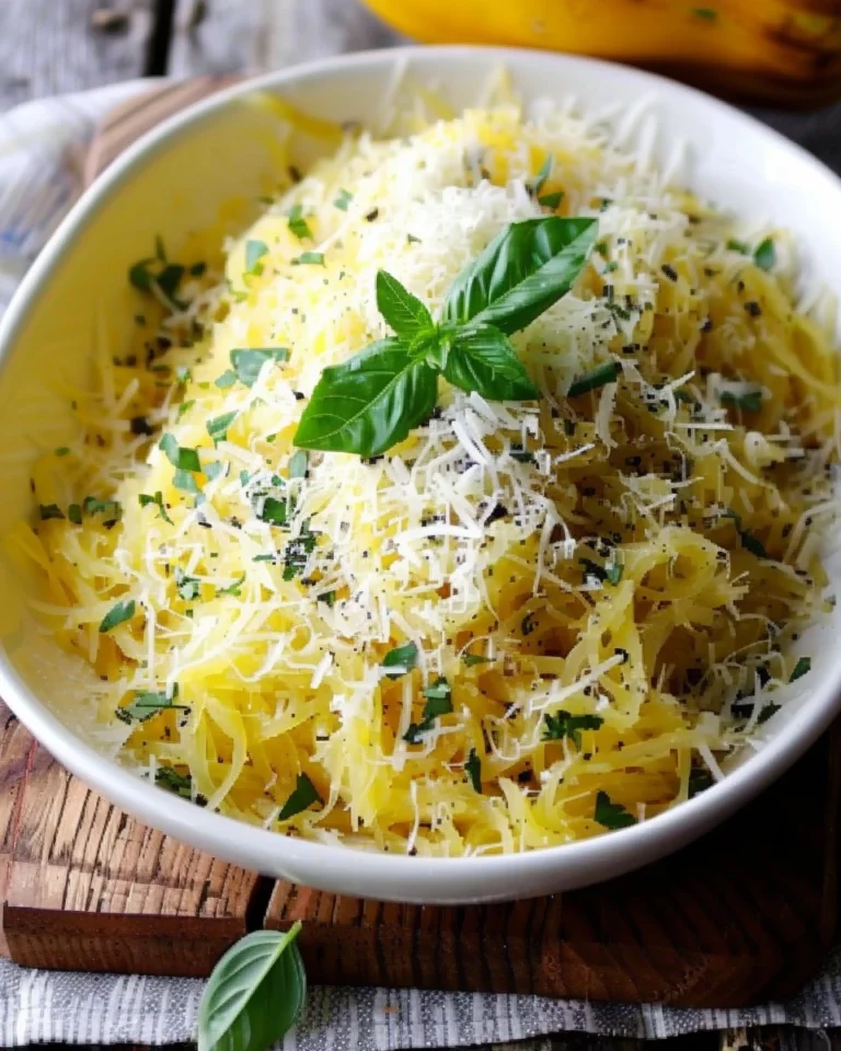 Herbed Spaghetti Squash with Garlic and Parmesan