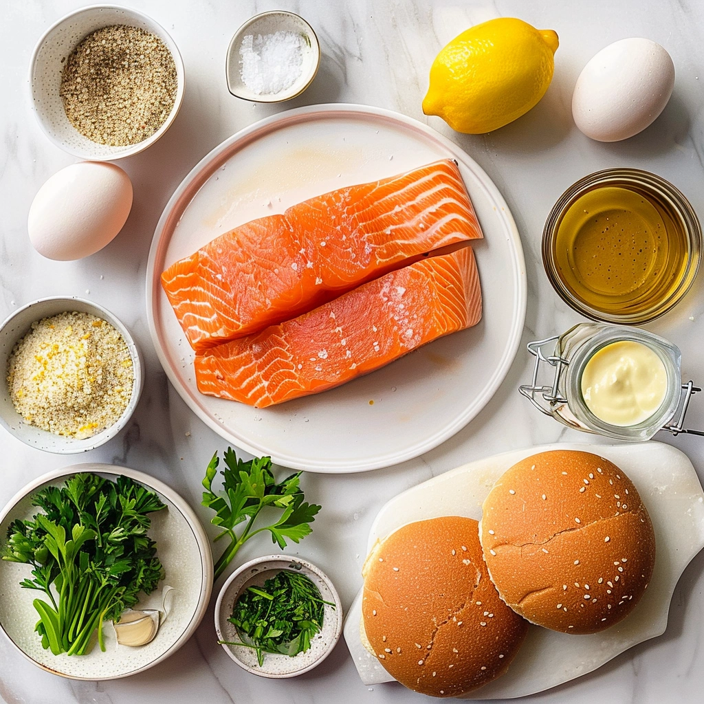 Baked Salmon Burgers