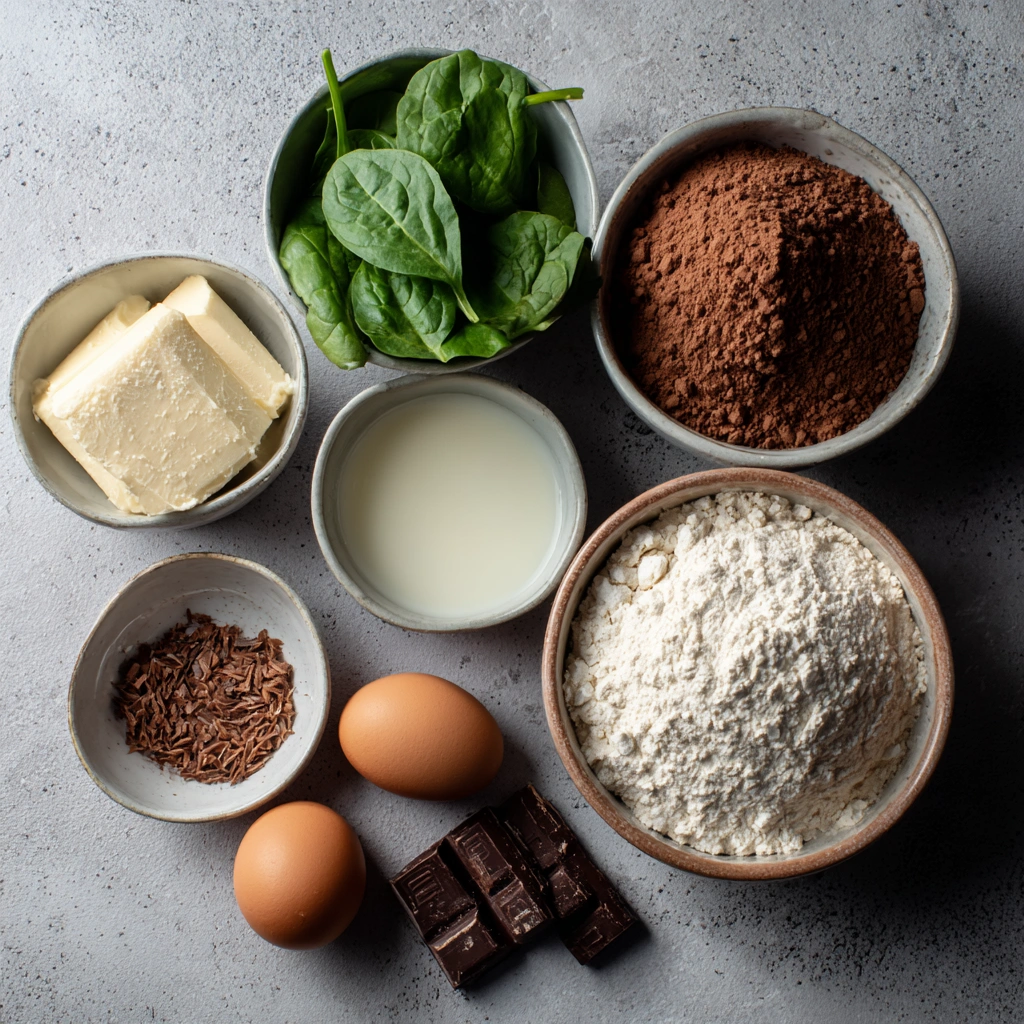 Chocolate Spinach Muffins