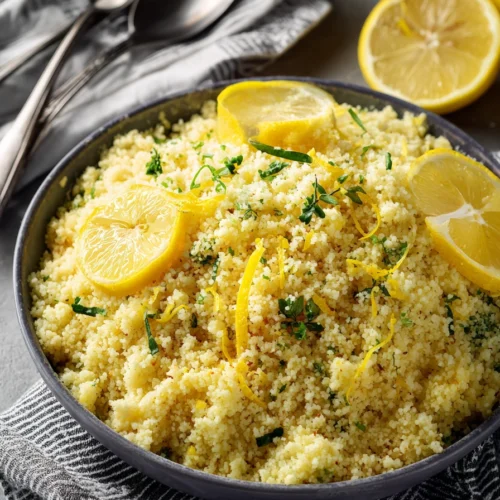 10 Minute Lemon Couscous Recipe
