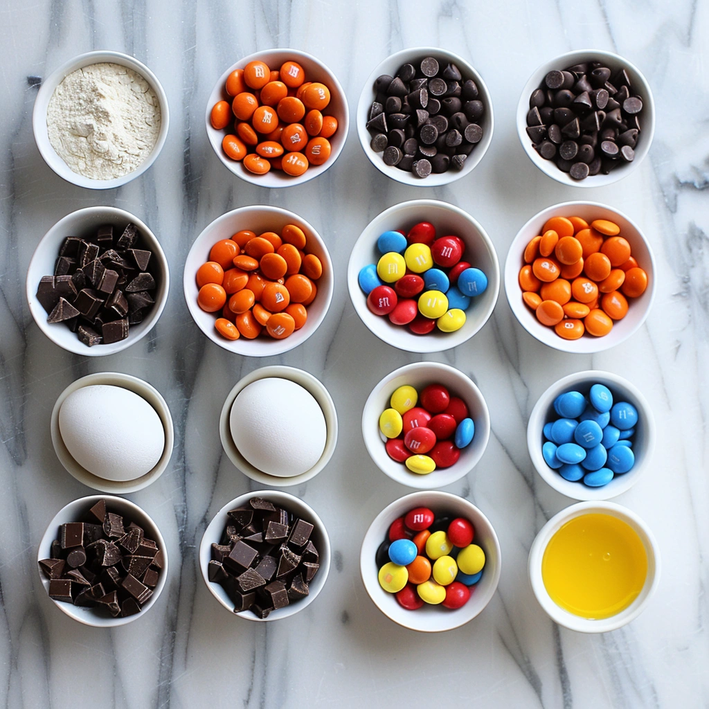 M&M Chocolate Chip Cookies