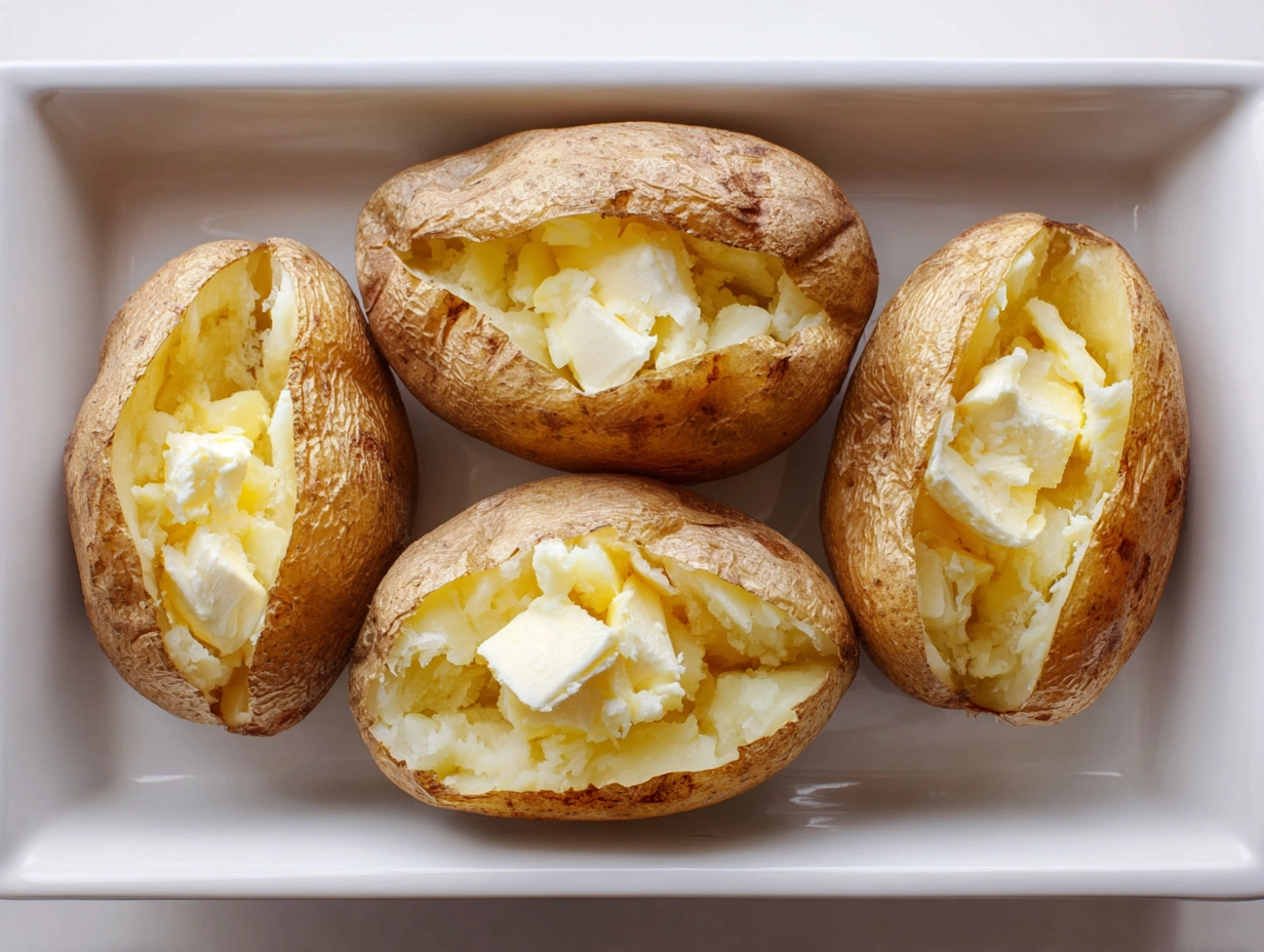 Broccoli Cheddar Stuffed Baked Potatoes