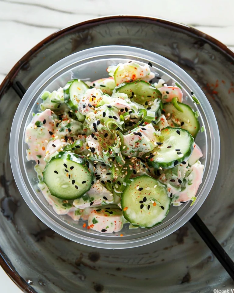 Sushi Cucumber Salad