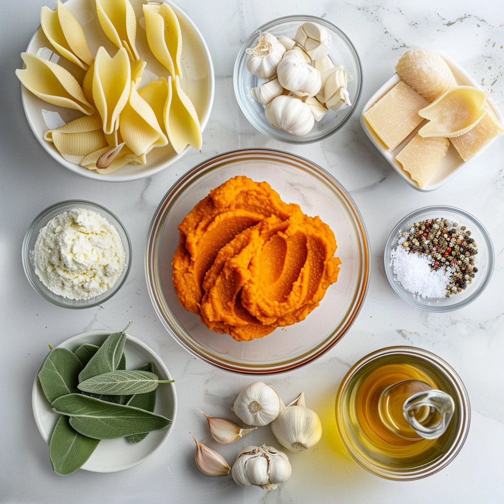 Creamy Pumpkin Ricotta Stuffed Shells