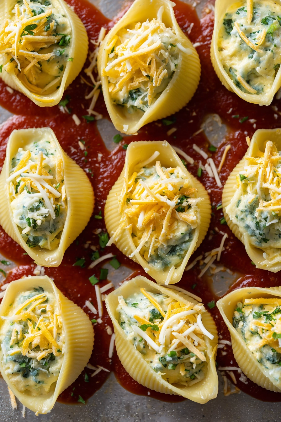 Creamy Pumpkin Ricotta Stuffed Shells