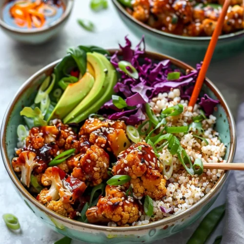 Teriyaki Cauliflower Power Bowls