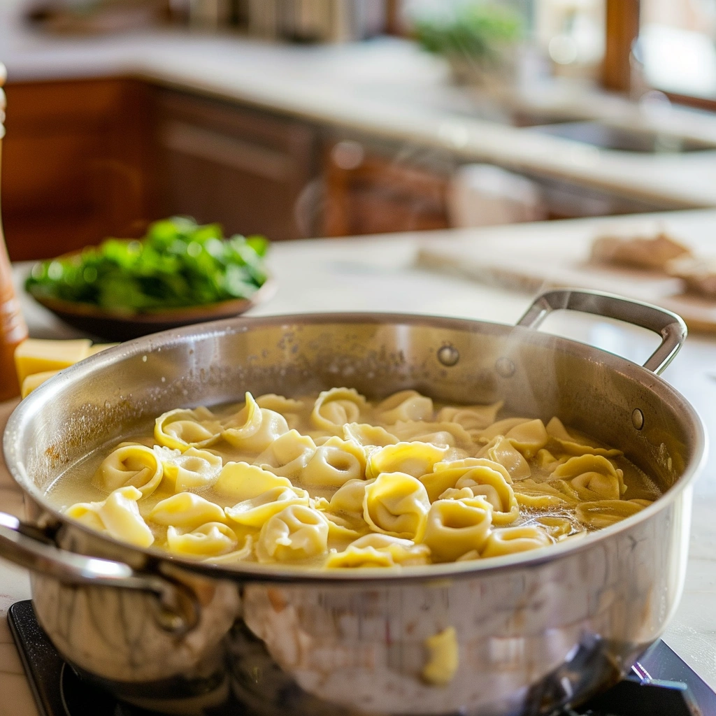 Creamy Tortellini Minestrone Soup