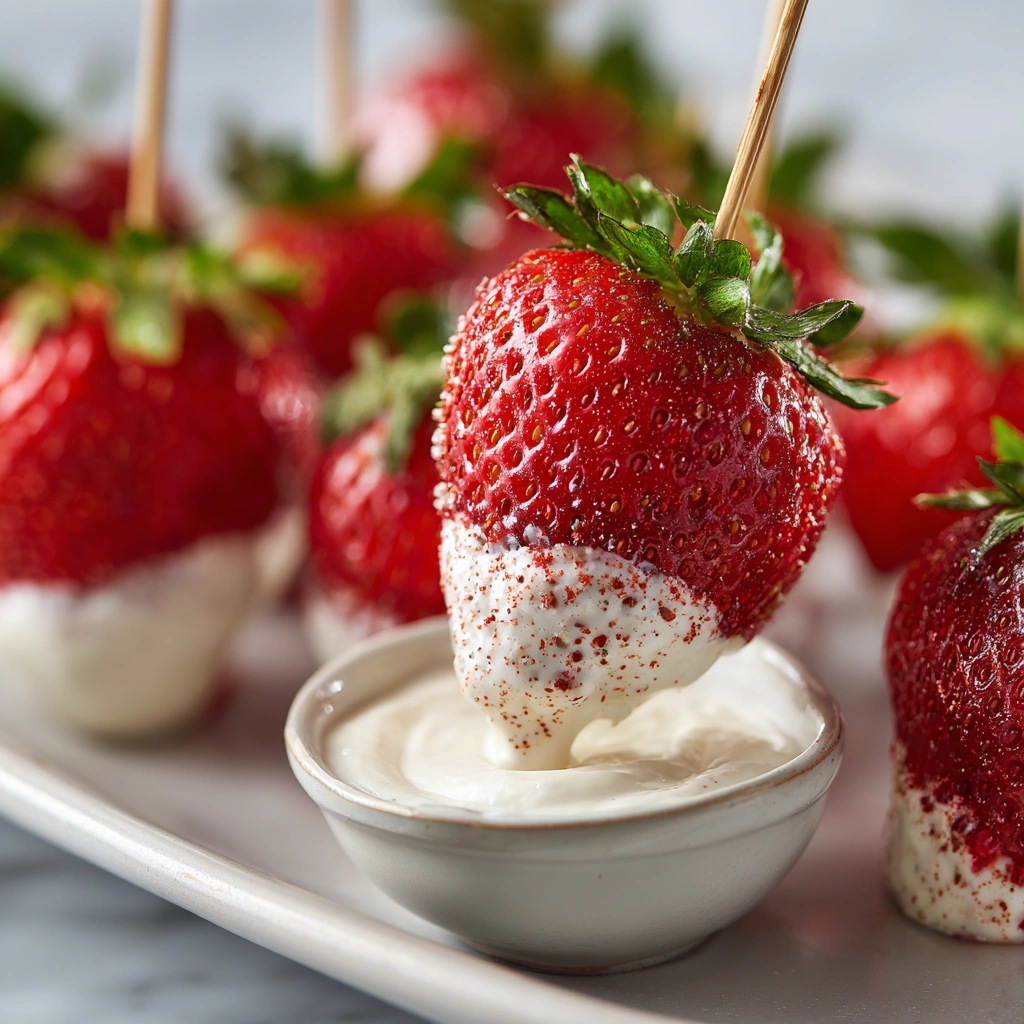 Yogurt Covered Strawberries