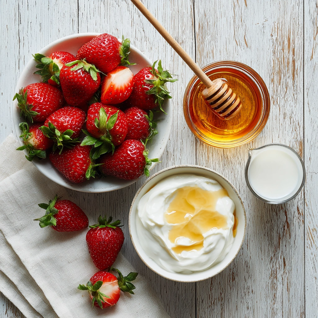 Strawberry Yogurt Popsicles