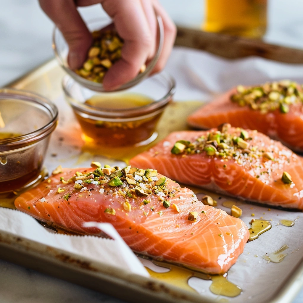 Maple Pistachio Salmon