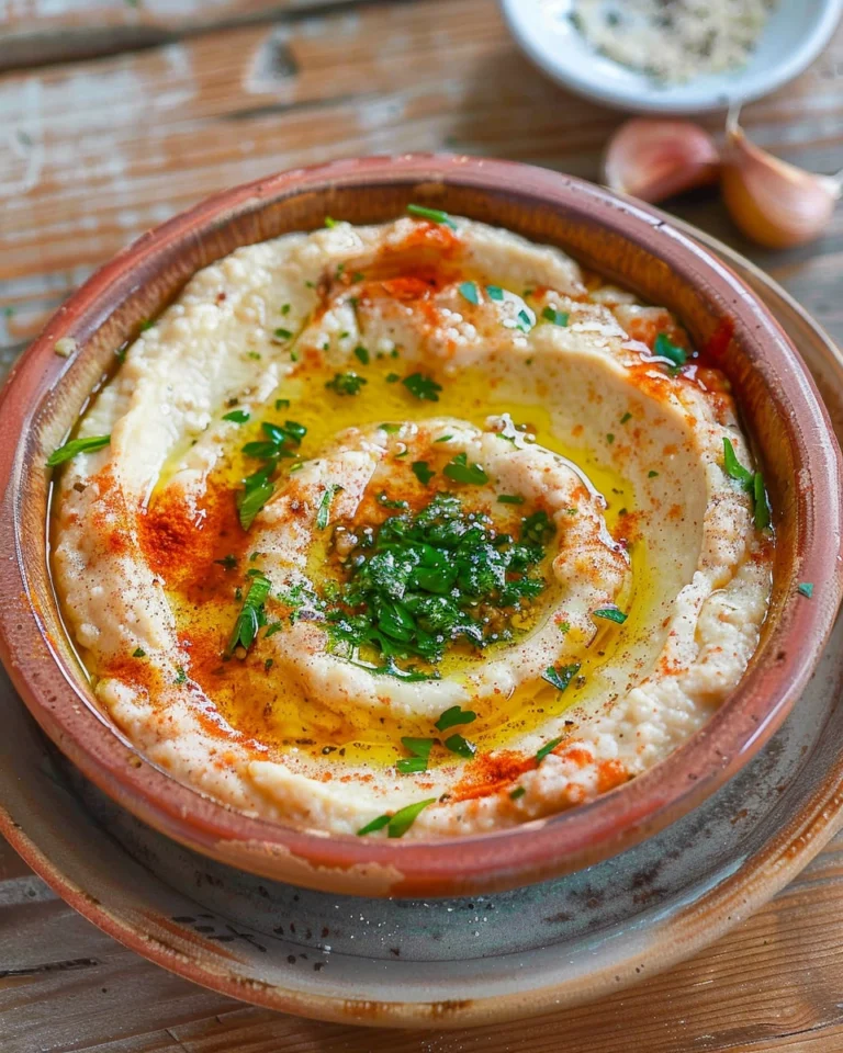 Roasted Garlic White Bean Dip