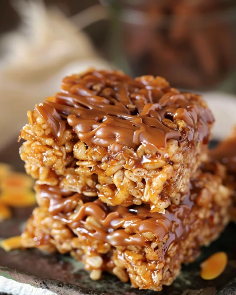 Samoa (Caramel Delite) Rice Krispie Treats