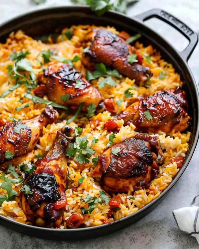 One-Pot BBQ Chicken and Rice