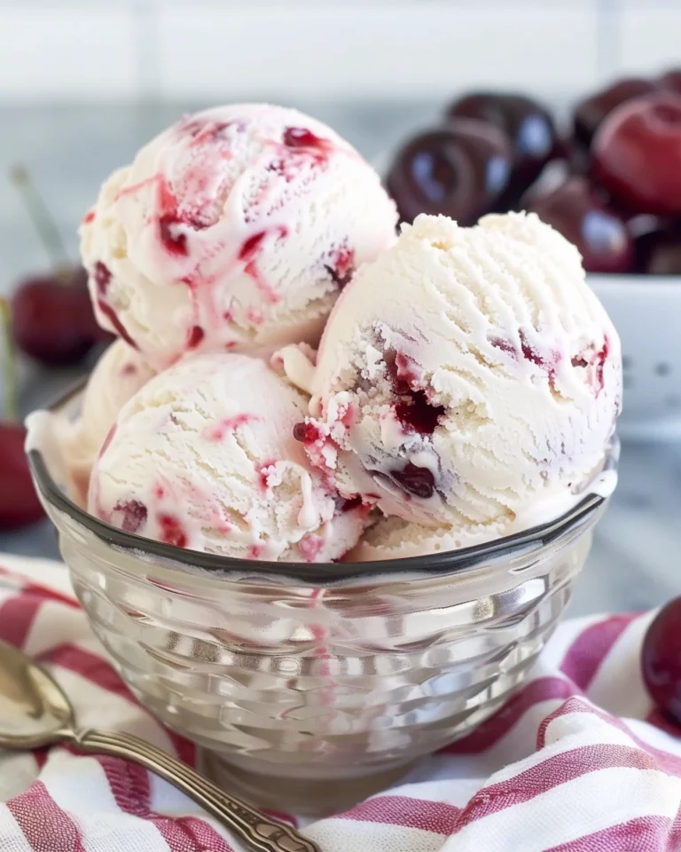Cherry Vanilla Ice Cream Recipe